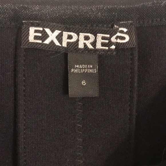 Express Black Pleated Flare Skirt - Picture 4 of 8